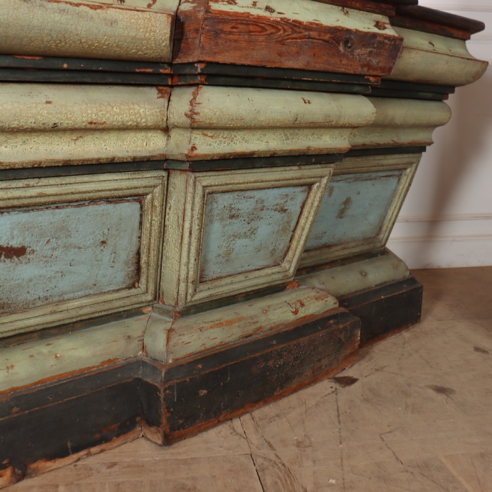 19th Century Spanish Original Painted Shop Counter View IV