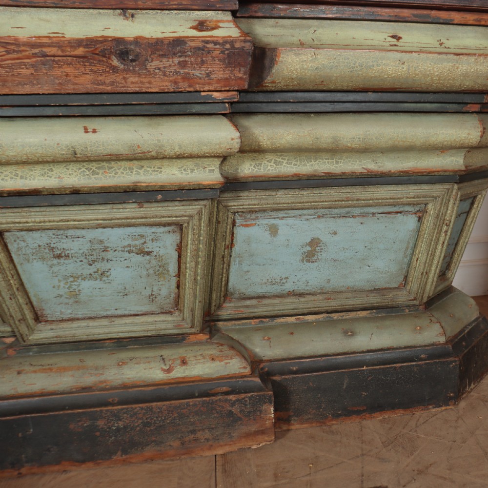 19th Century Spanish Original Painted Shop Counter View VII