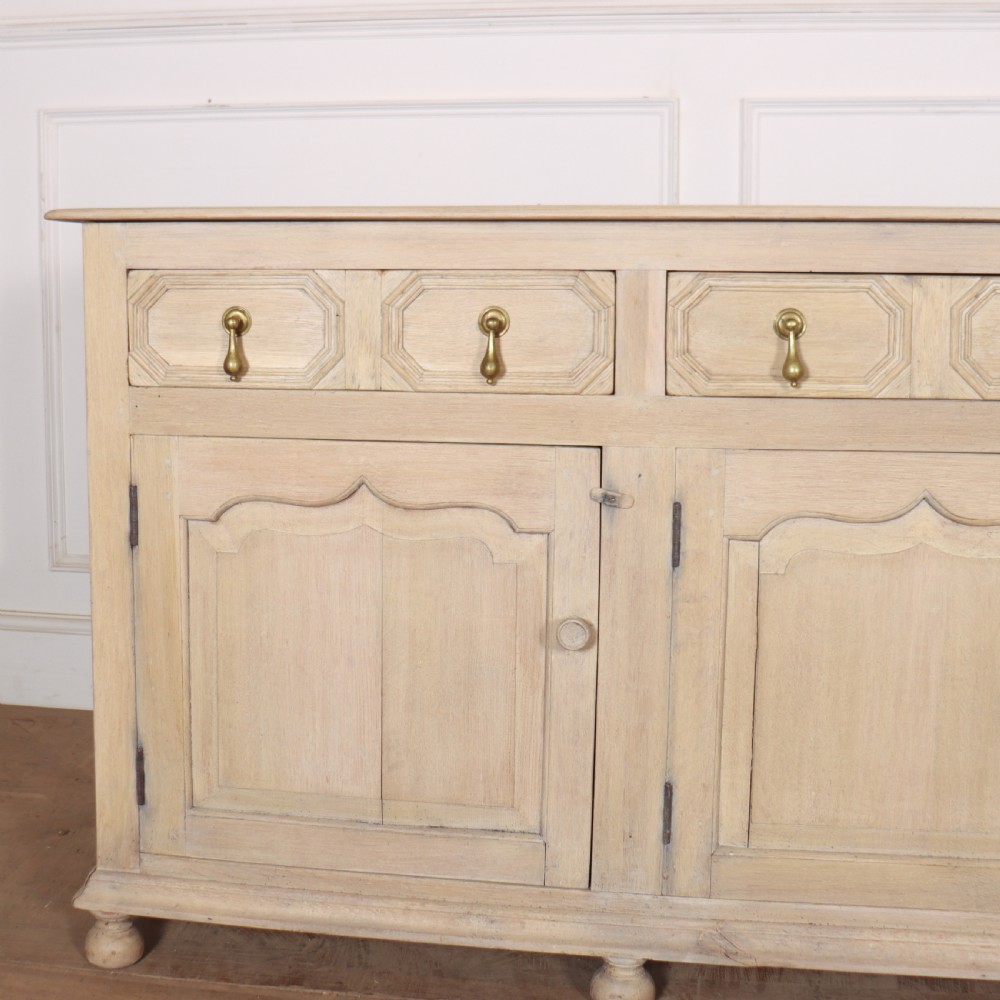 English Bleached Oak Dresser Base View II