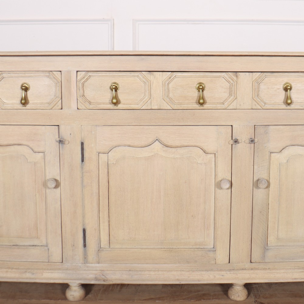 English Bleached Oak Dresser Base View III