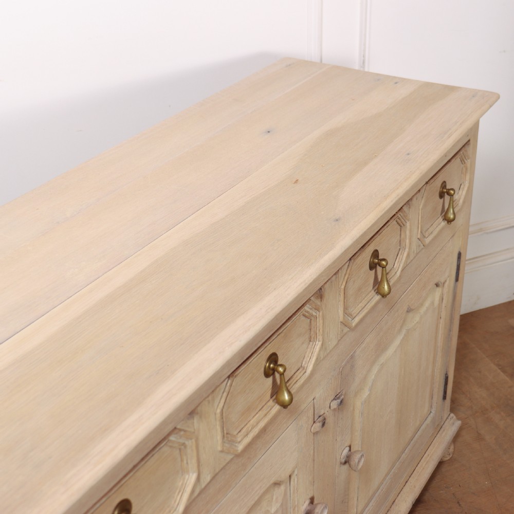 English Bleached Oak Dresser Base View XII