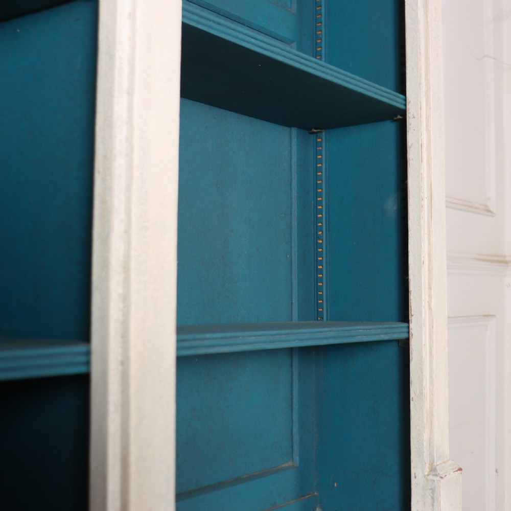 English Breakfront Library Bookcase View XII