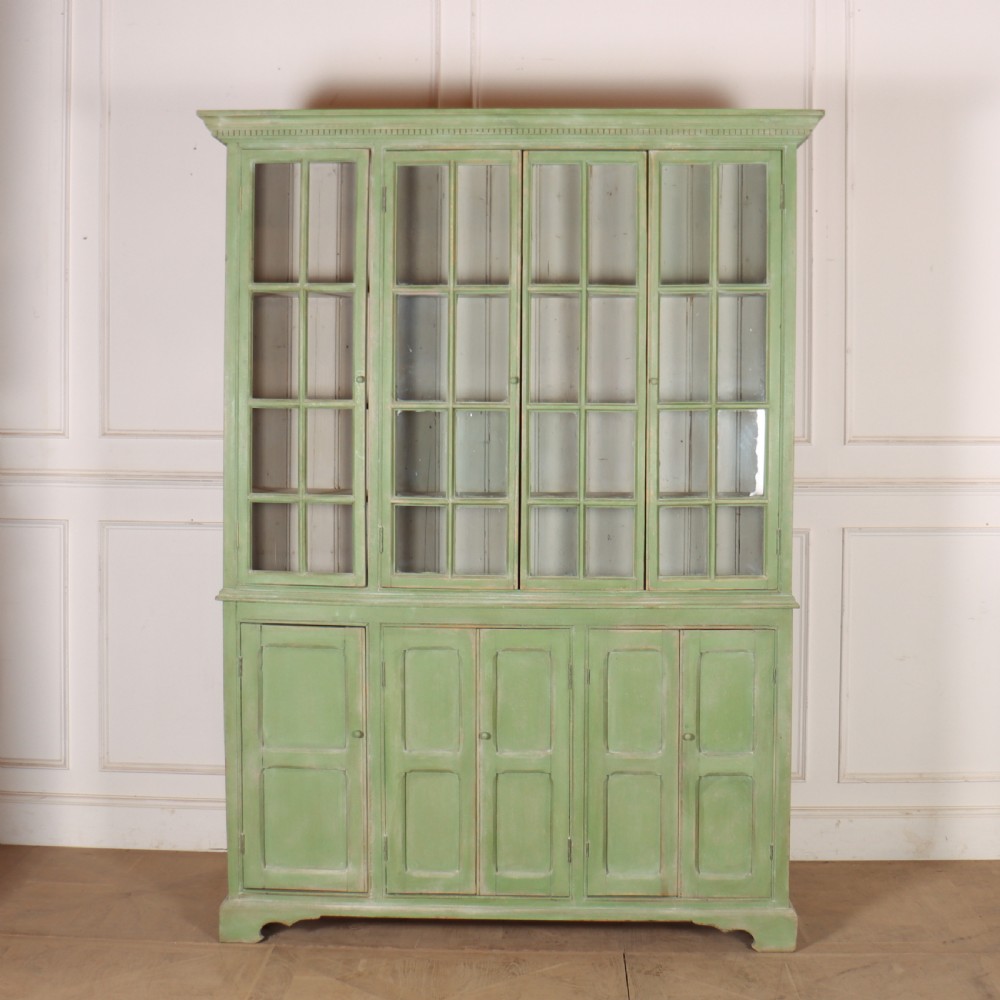 19th Century Painted Kitchen Cabinet