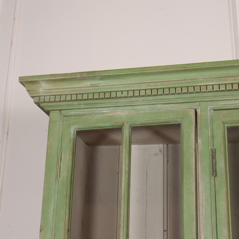 19th Century Painted Kitchen Cabinet View II