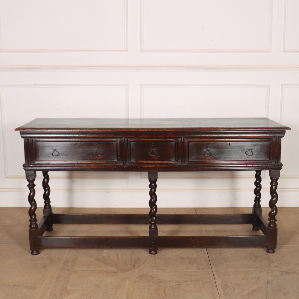 Early 18th Century English Oak Dresser Base
