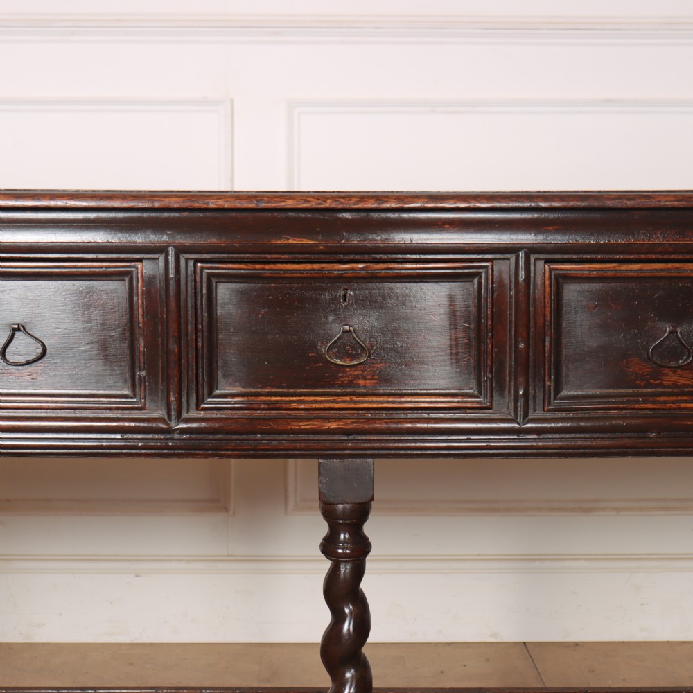 Early 18th Century English Oak Dresser Base View VI