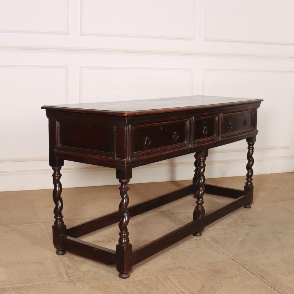 Early 18th Century English Oak Dresser Base View VII