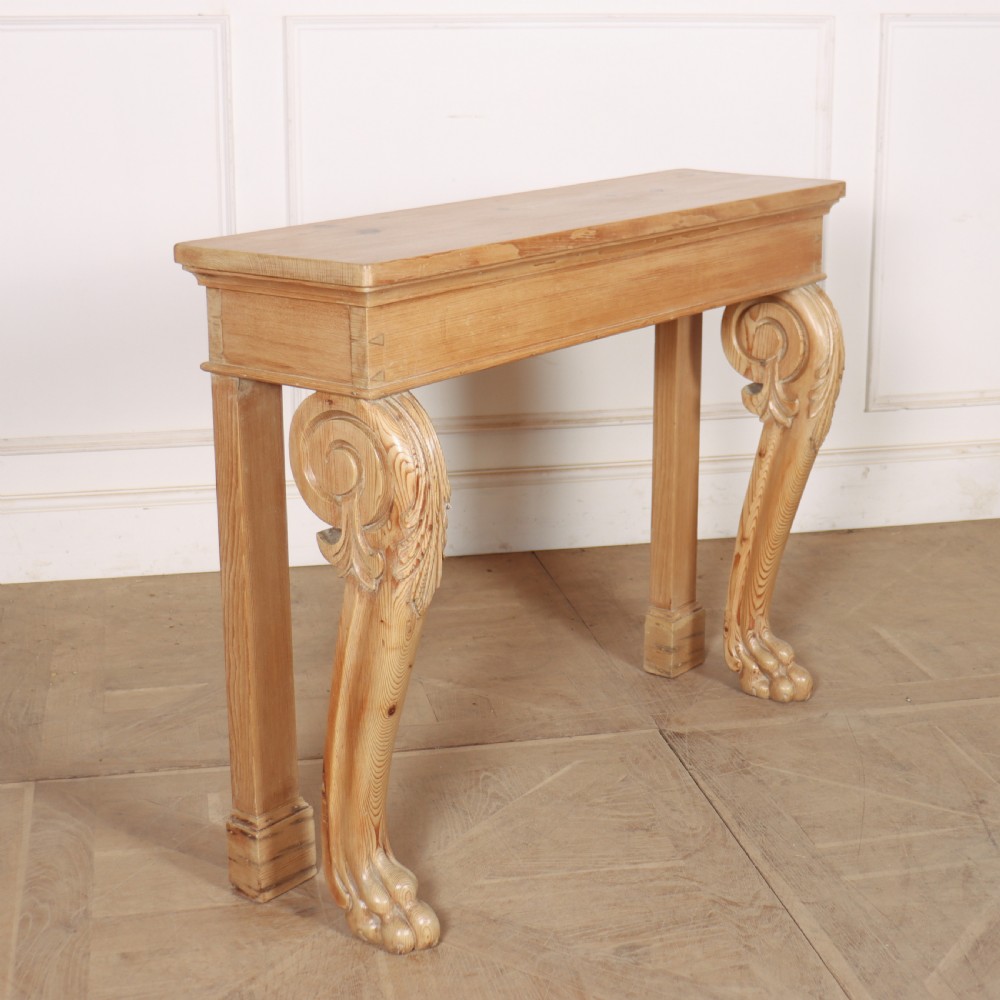 Scottish Pale Pine Console Table View II