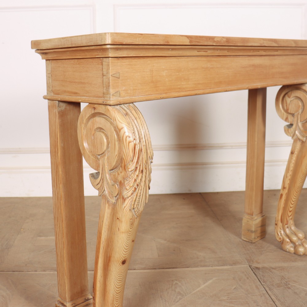 Scottish Pale Pine Console Table View III