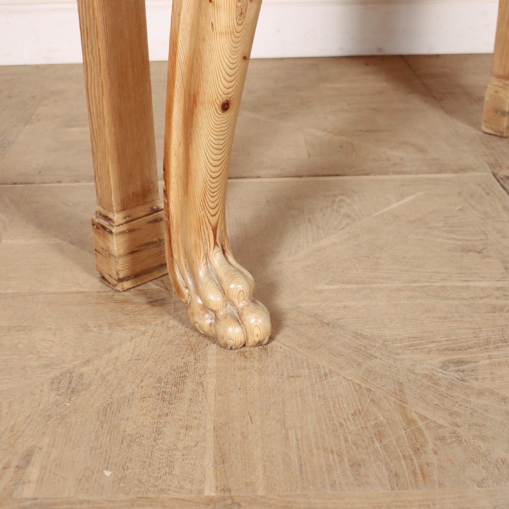 Scottish Pale Pine Console Table View IV