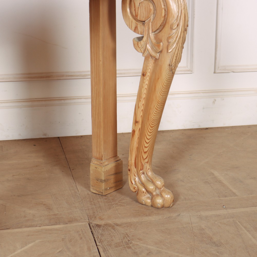 Scottish Pale Pine Console Table View VI