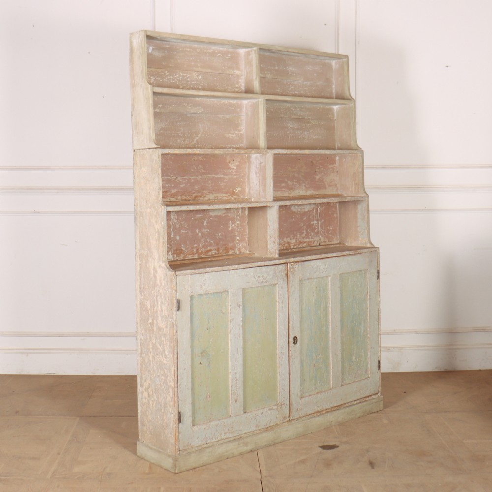 Original Painted Waterfall Bookcase View II