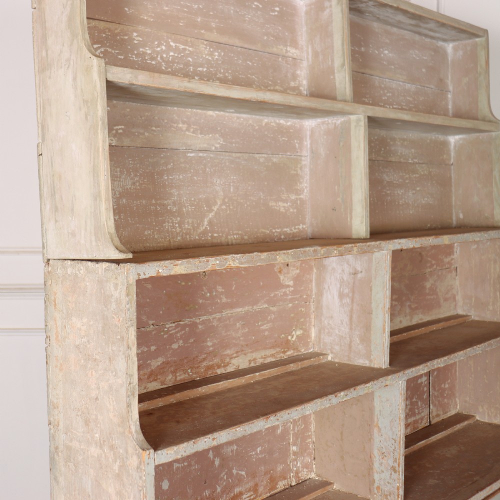 Original Painted Waterfall Bookcase View IV