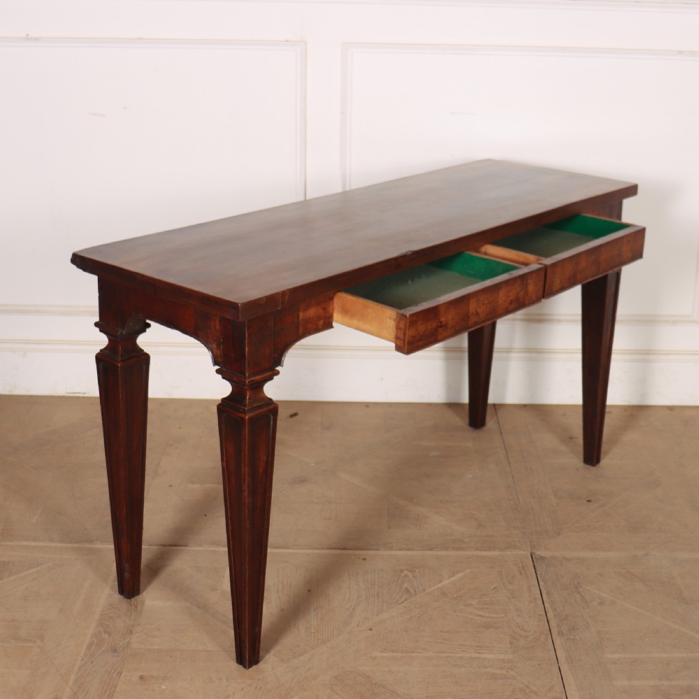 English Mahogany Console Table View III