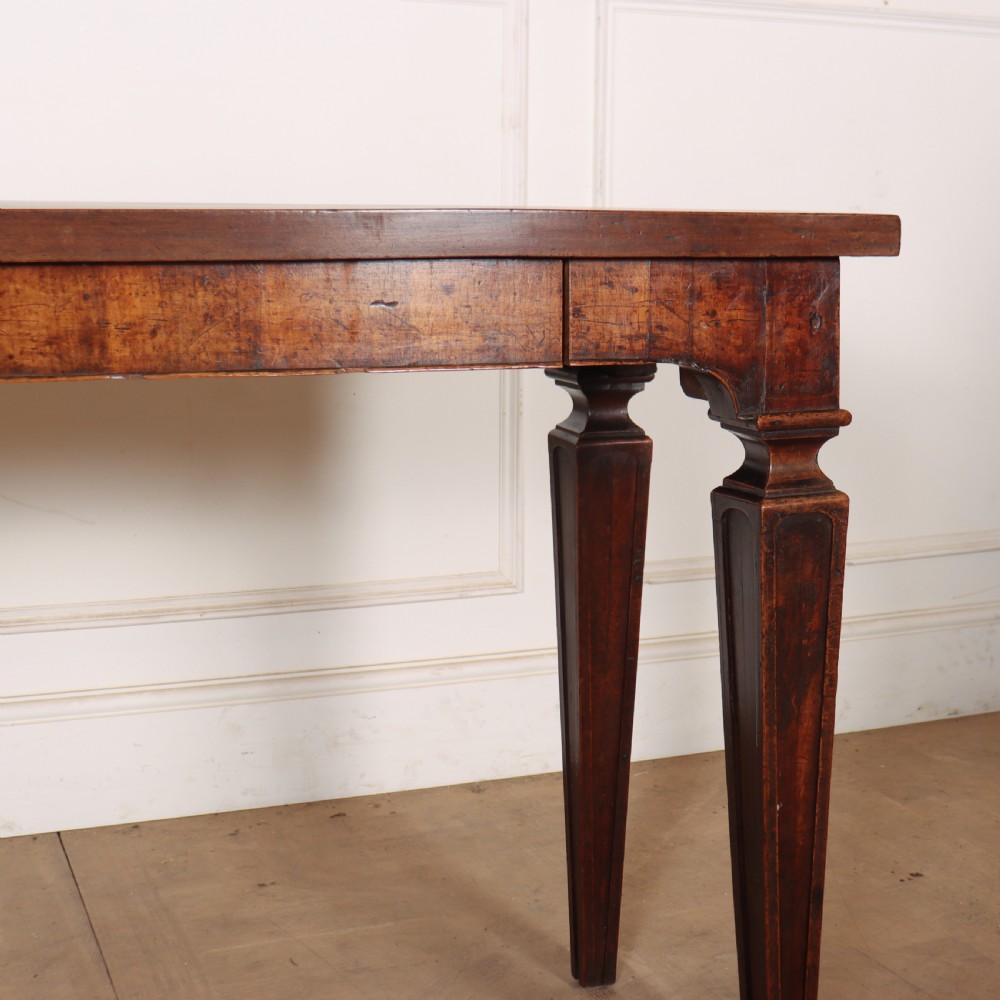 English Mahogany Console Table View IV