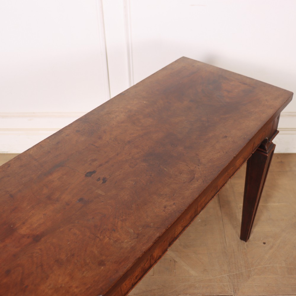 English Mahogany Console Table View VI