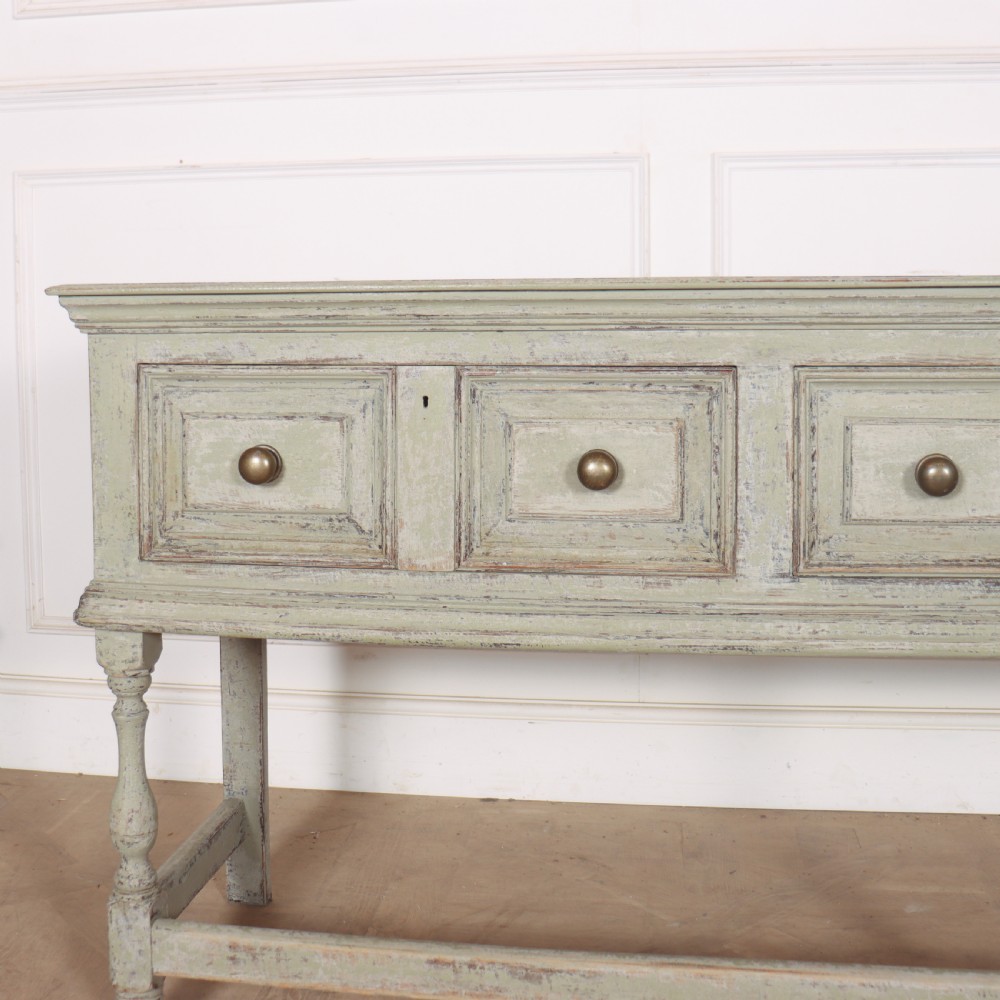 Large 18th Century Painted Dresser Base View III