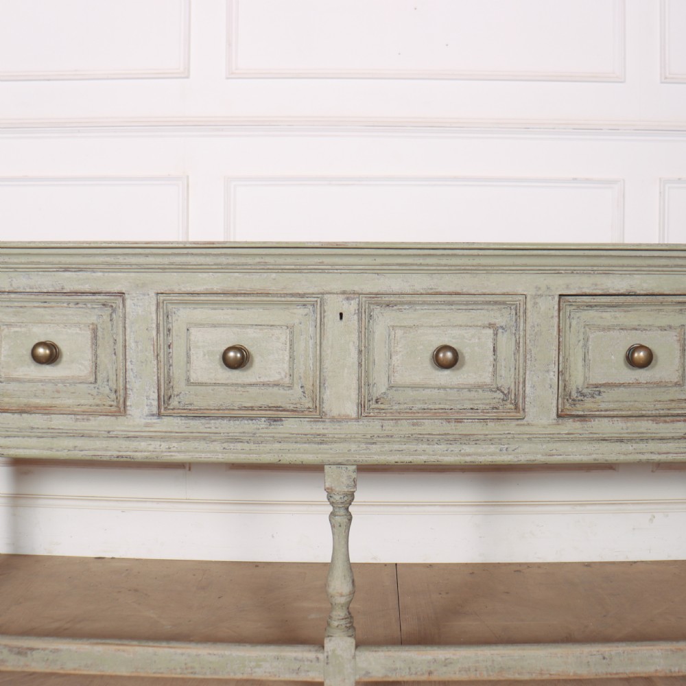 Large 18th Century Painted Dresser Base View IV