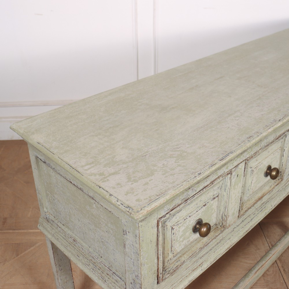 Large 18th Century Painted Dresser Base View IX
