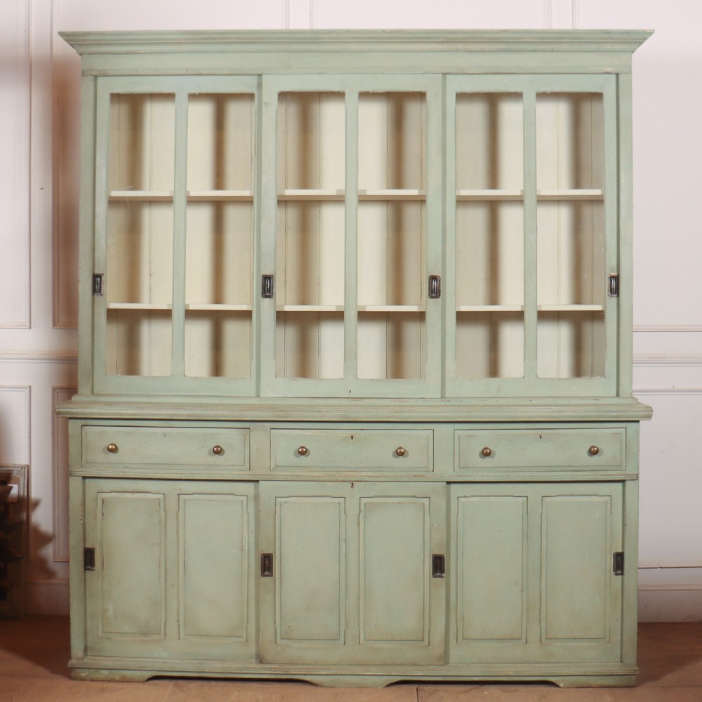 Large 19th Century Painted Kitchen Dresser