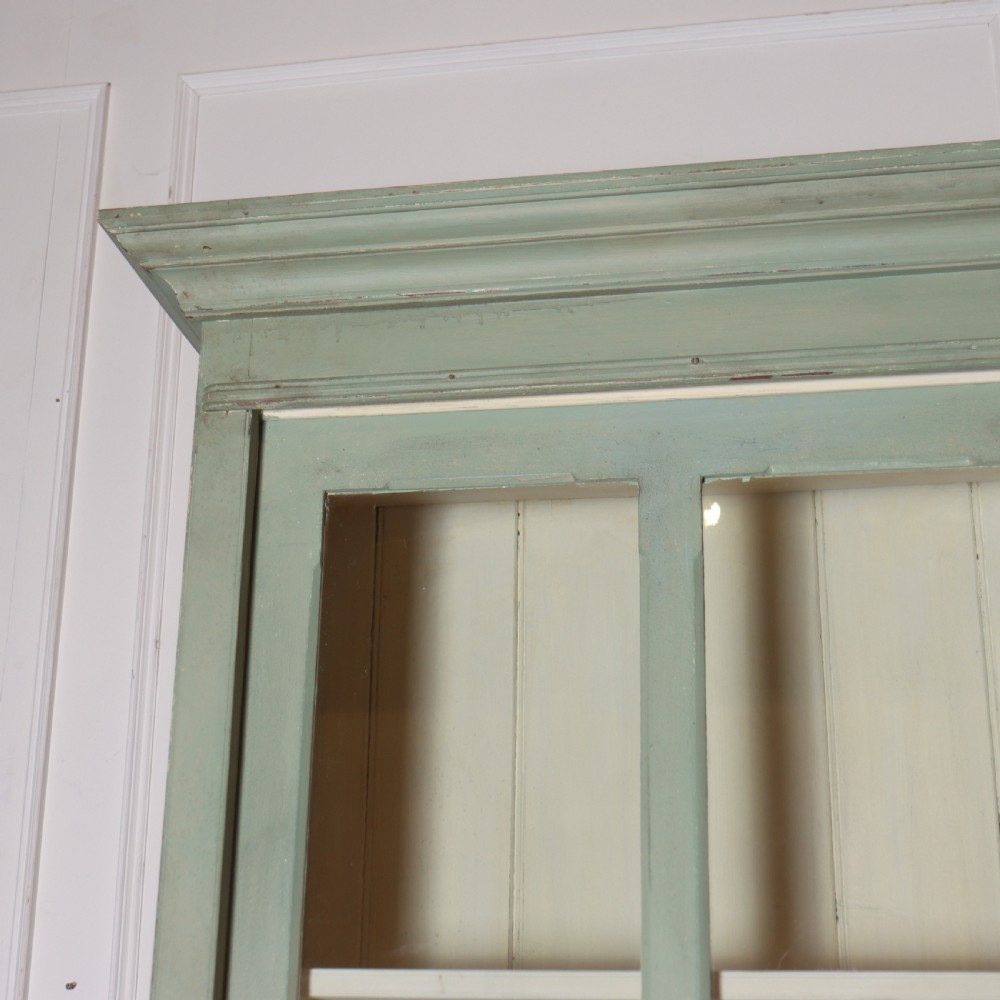 Large 19th Century Painted Kitchen Dresser View III