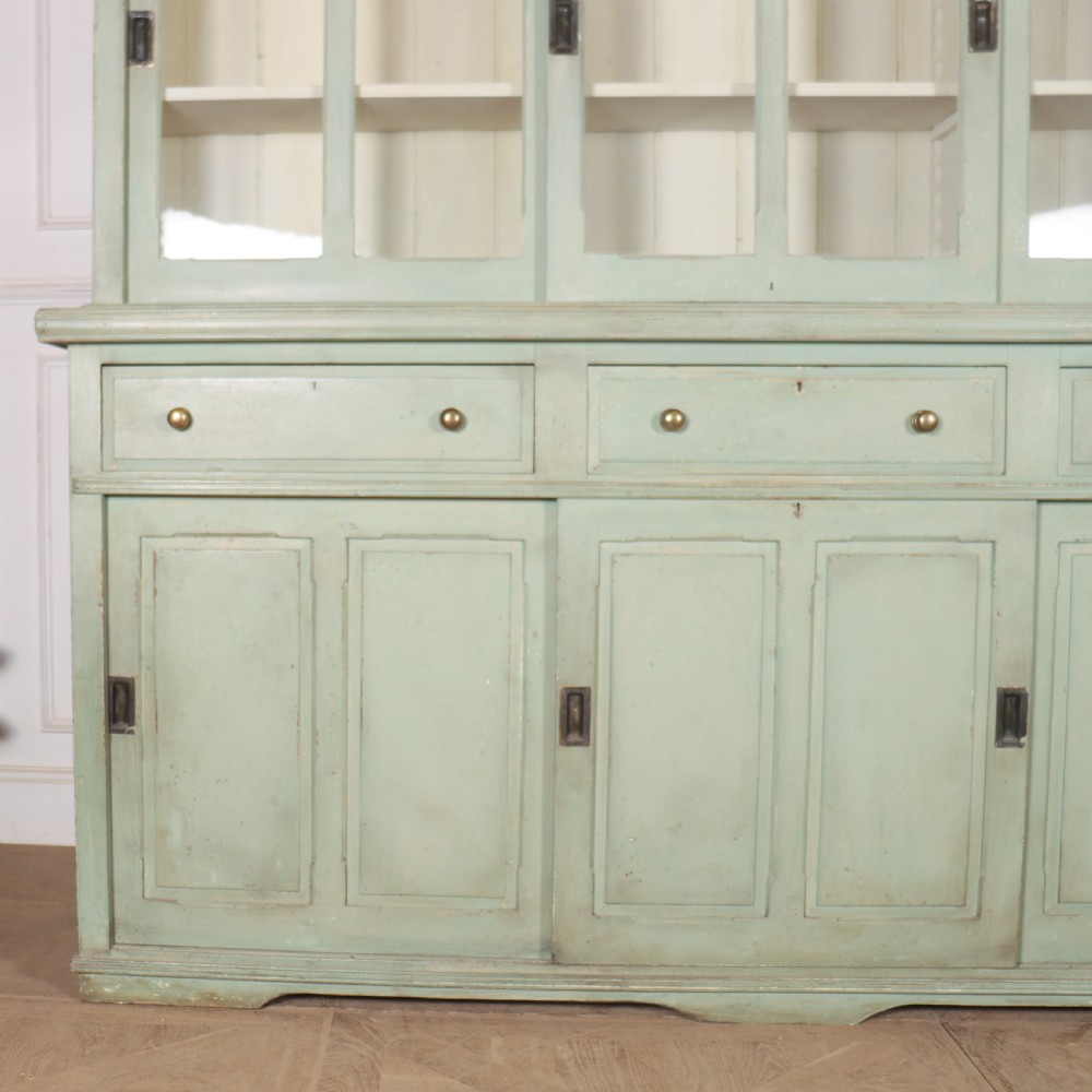 Large 19th Century Painted Kitchen Dresser View IX