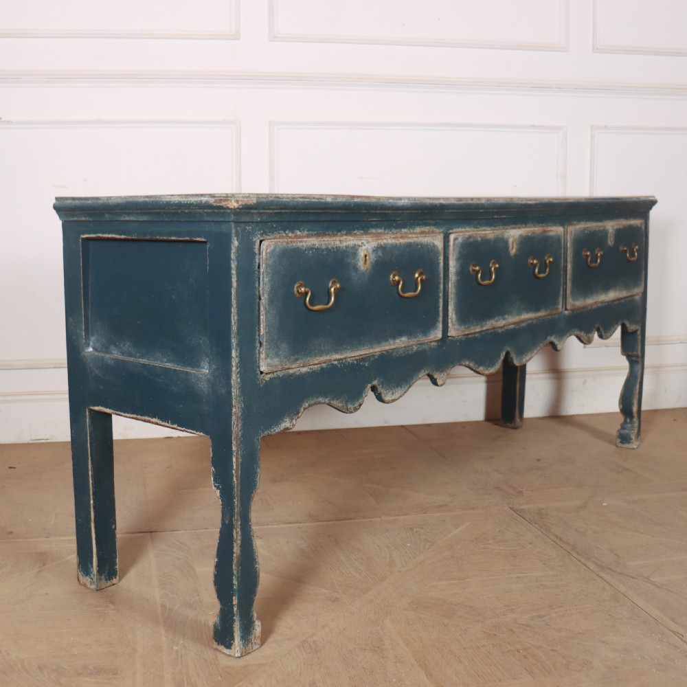 18th Century Painted Dresser Base View II