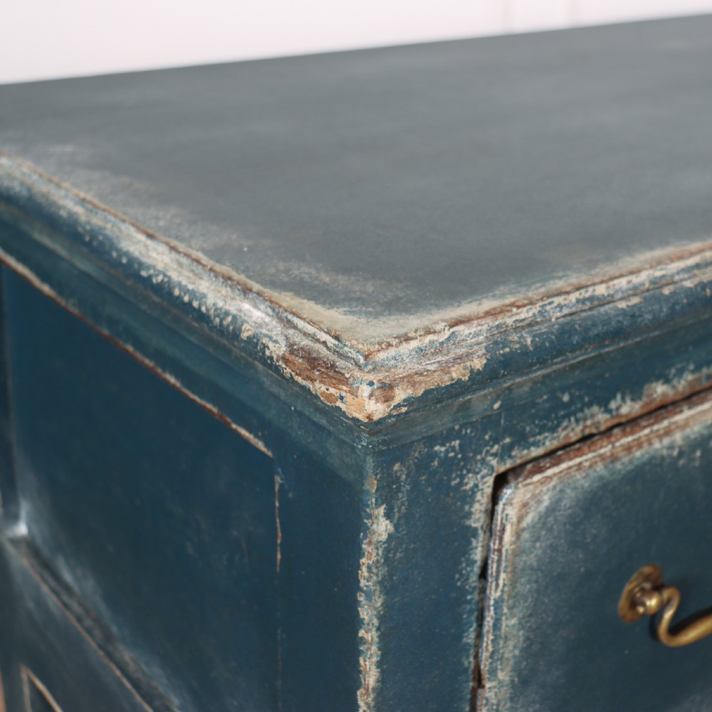 18th Century Painted Dresser Base View III
