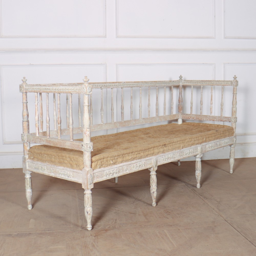 Swedish Original Painted Bench View III