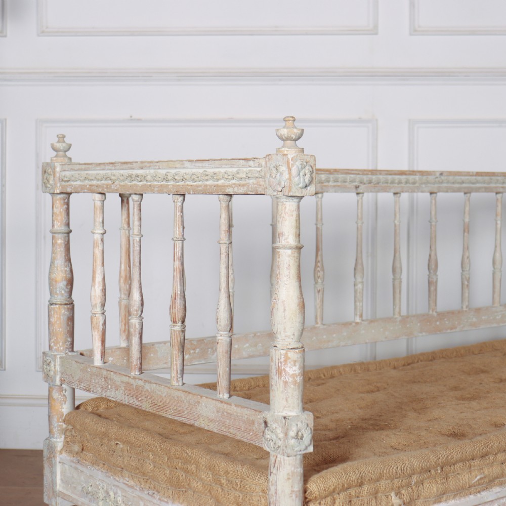 Swedish Original Painted Bench View IV