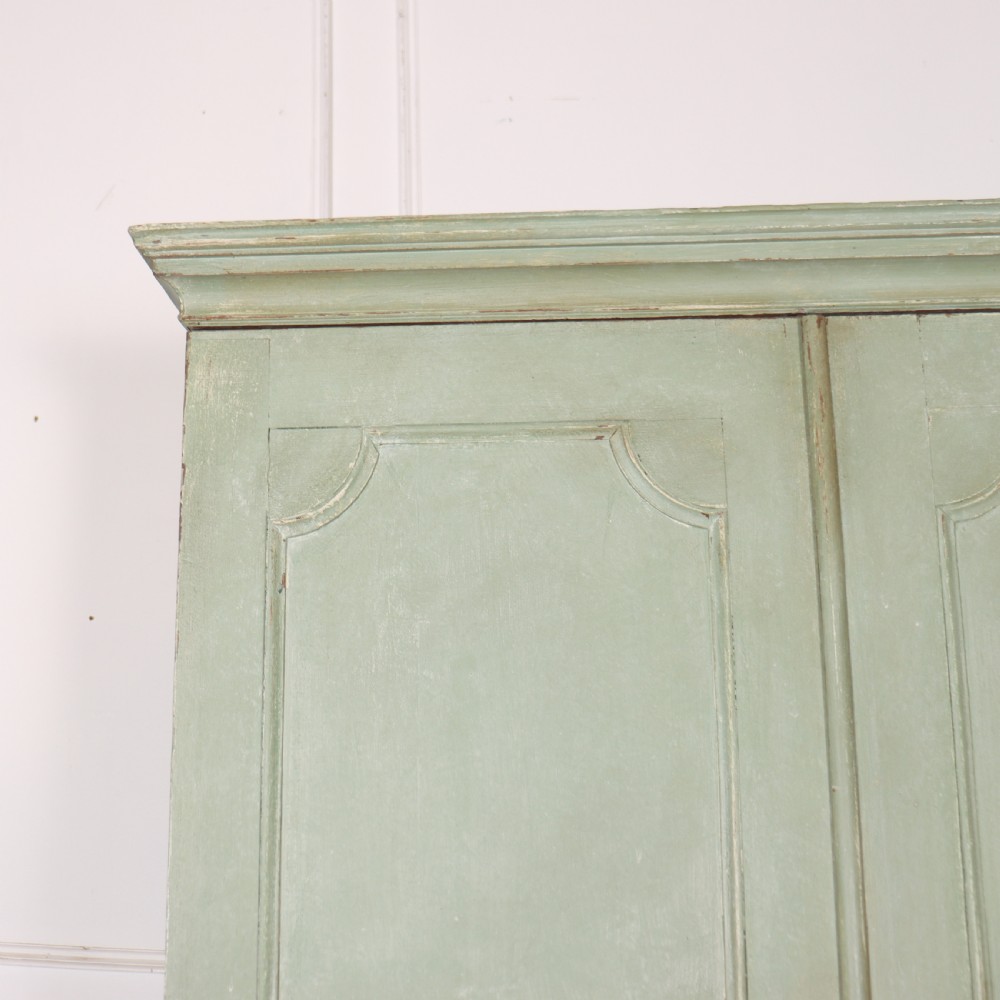 English Painted Linen Cupboard View III