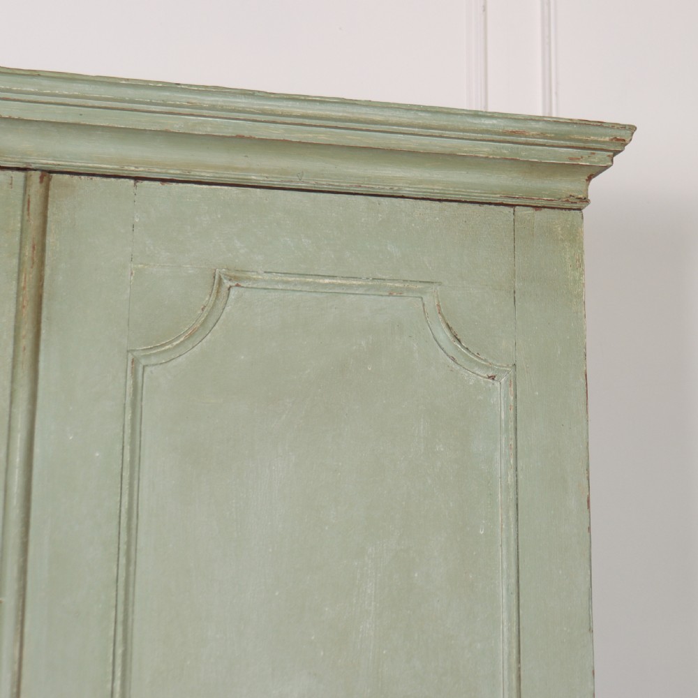 English Painted Linen Cupboard View II