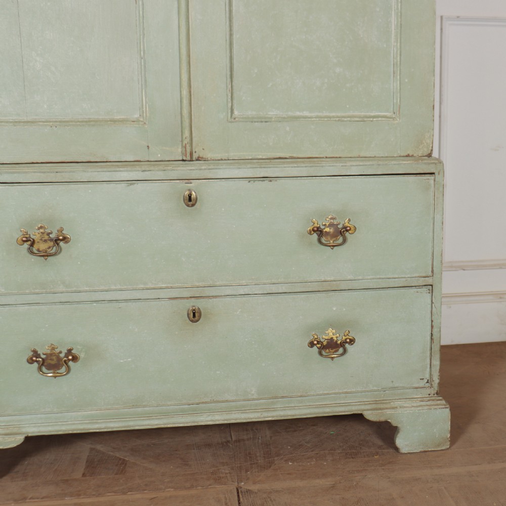 English Painted Linen Cupboard View VI