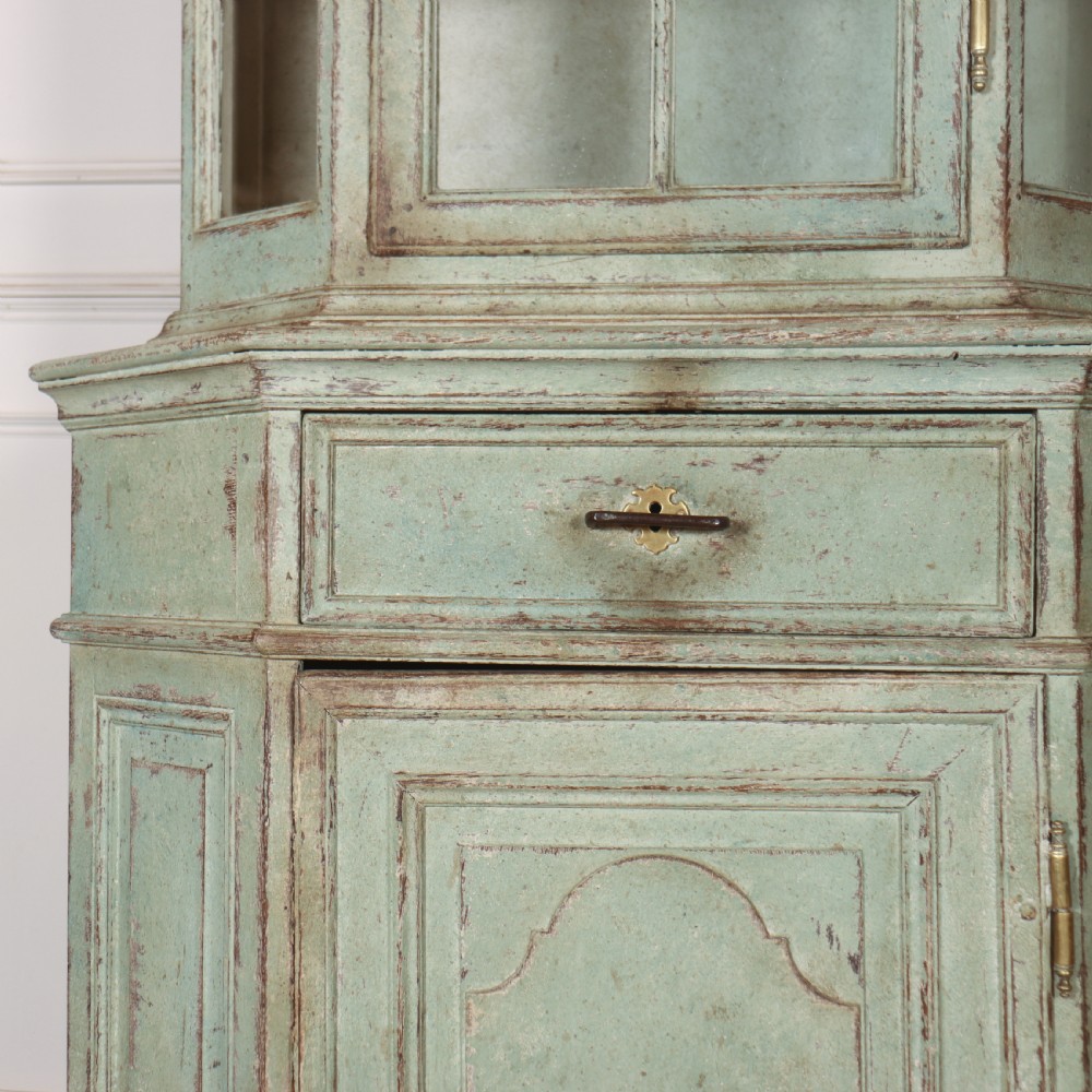 18th Century Painted Dutch Display Cabinet View III
