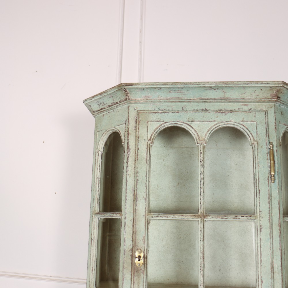 18th Century Painted Dutch Display Cabinet View IX