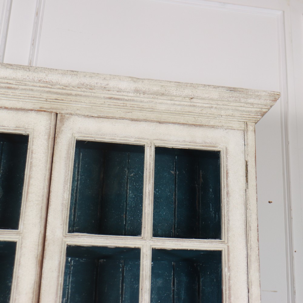English Painted Bookcase View IX