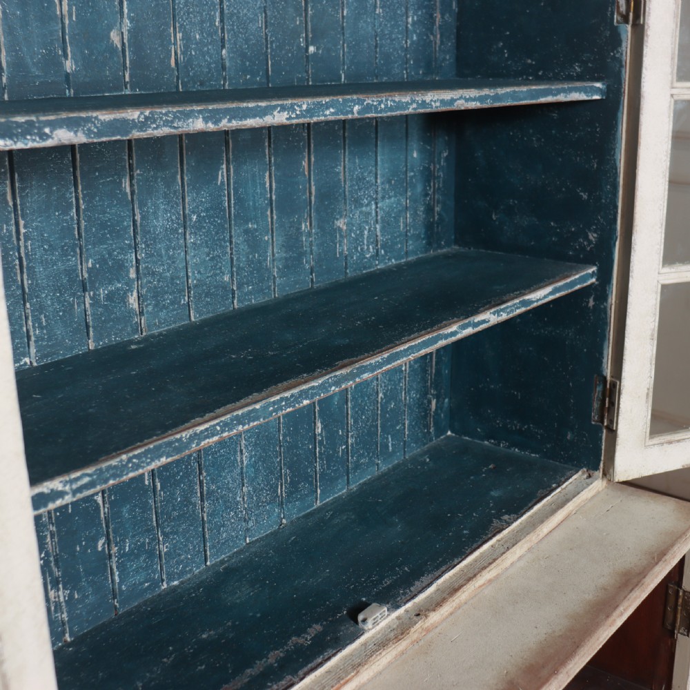 English Painted Bookcase View XII