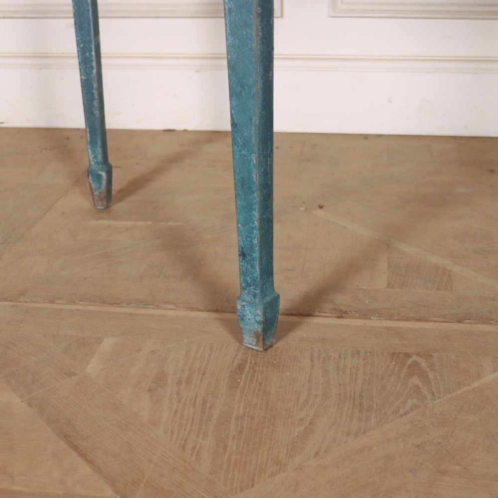 Painted Demi-Lune Console Table View IV