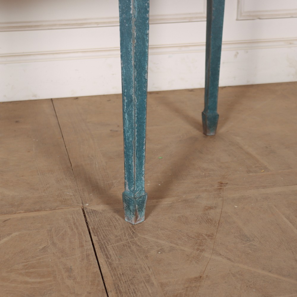 Painted Demi-Lune Console Table View VI