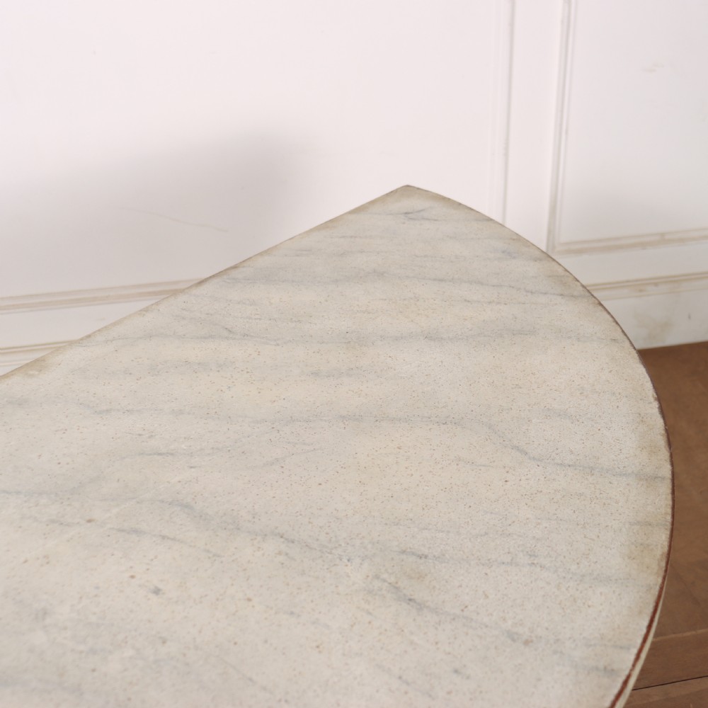 Painted Demi-Lune Console Table View VII