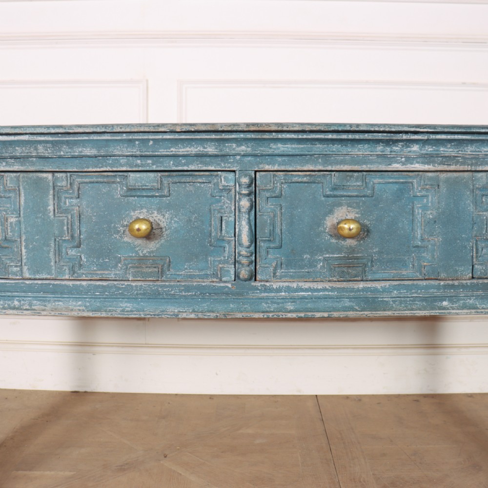 18th Century Painted Dresser Base View II