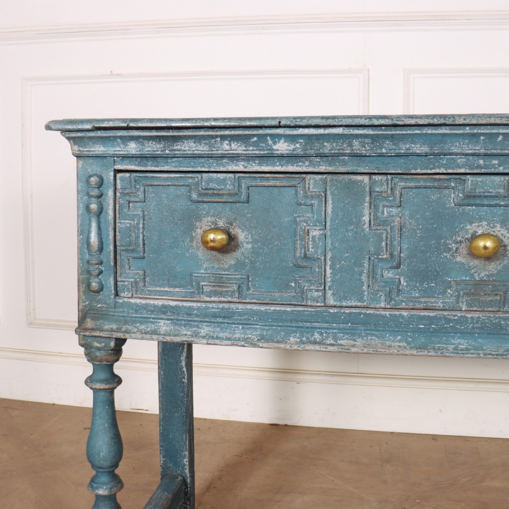 18th Century Painted Dresser Base View III