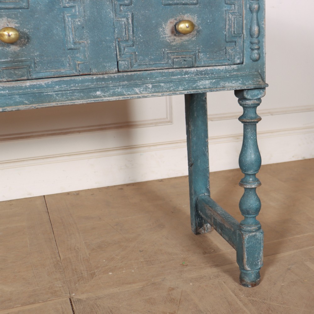 18th Century Painted Dresser Base View VI