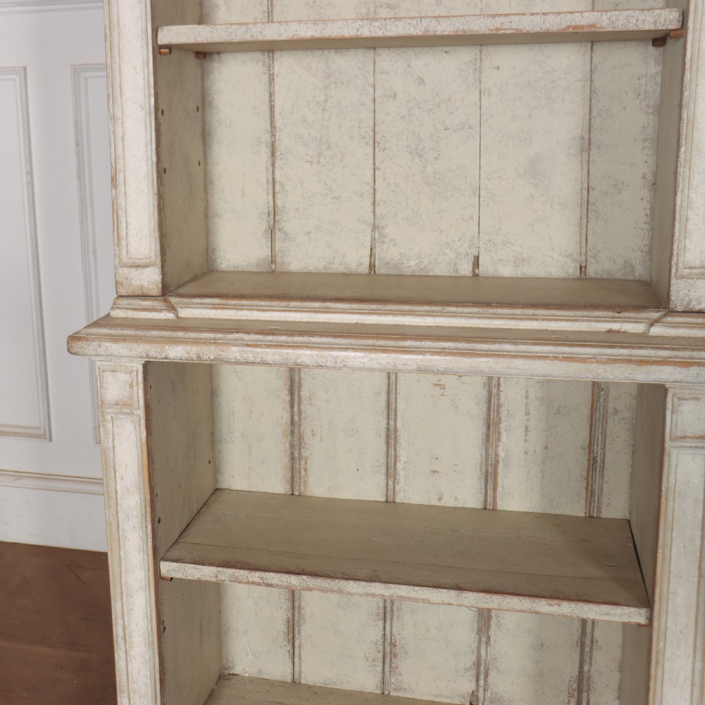 Architectural Painted Open Bookcase View II