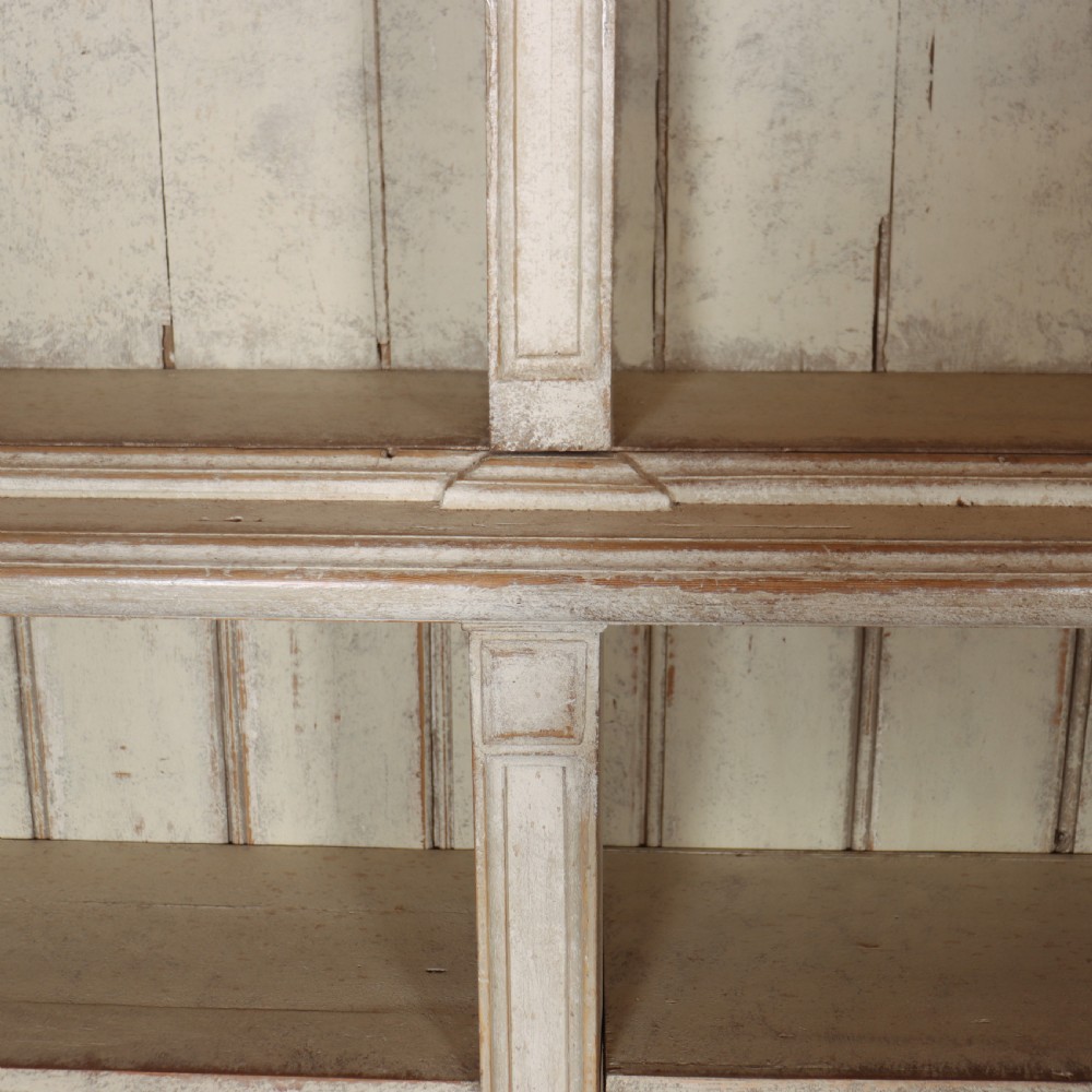 Architectural Painted Open Bookcase View III