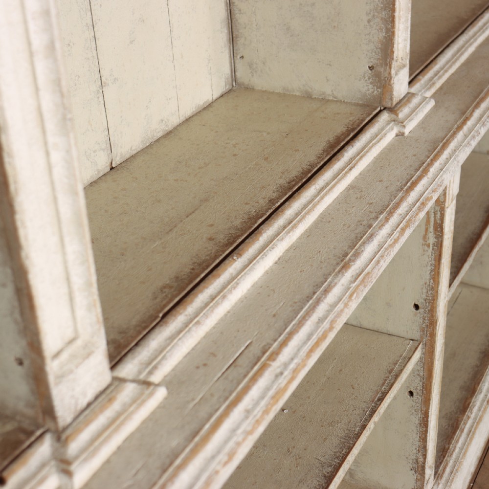 Architectural Painted Open Bookcase View IX