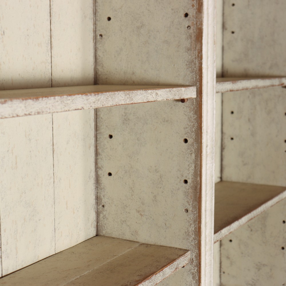 Architectural Painted Open Bookcase View X