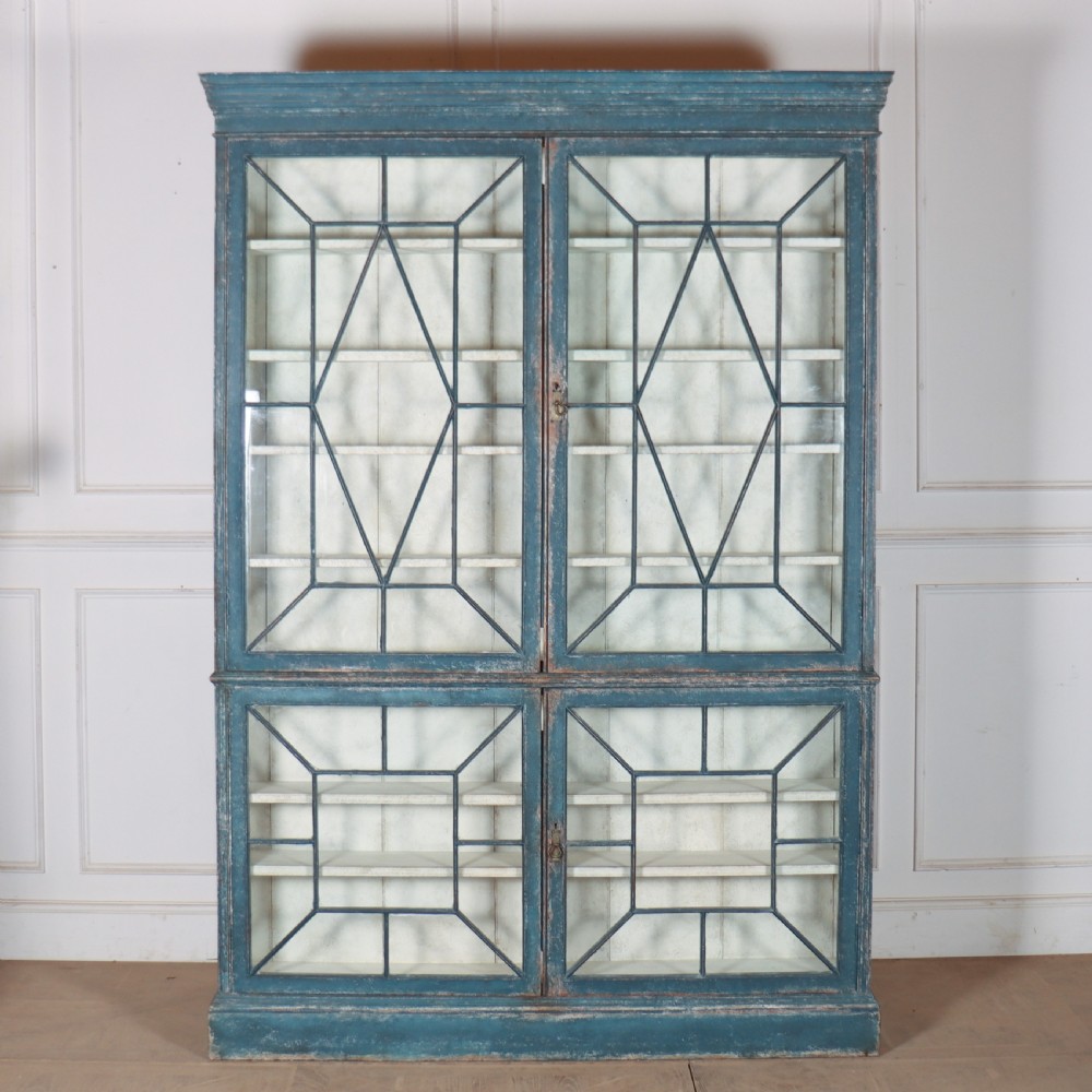 19th Century Painted Display Cabinet