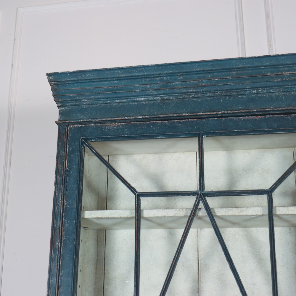 19th Century Painted Display Cabinet View II