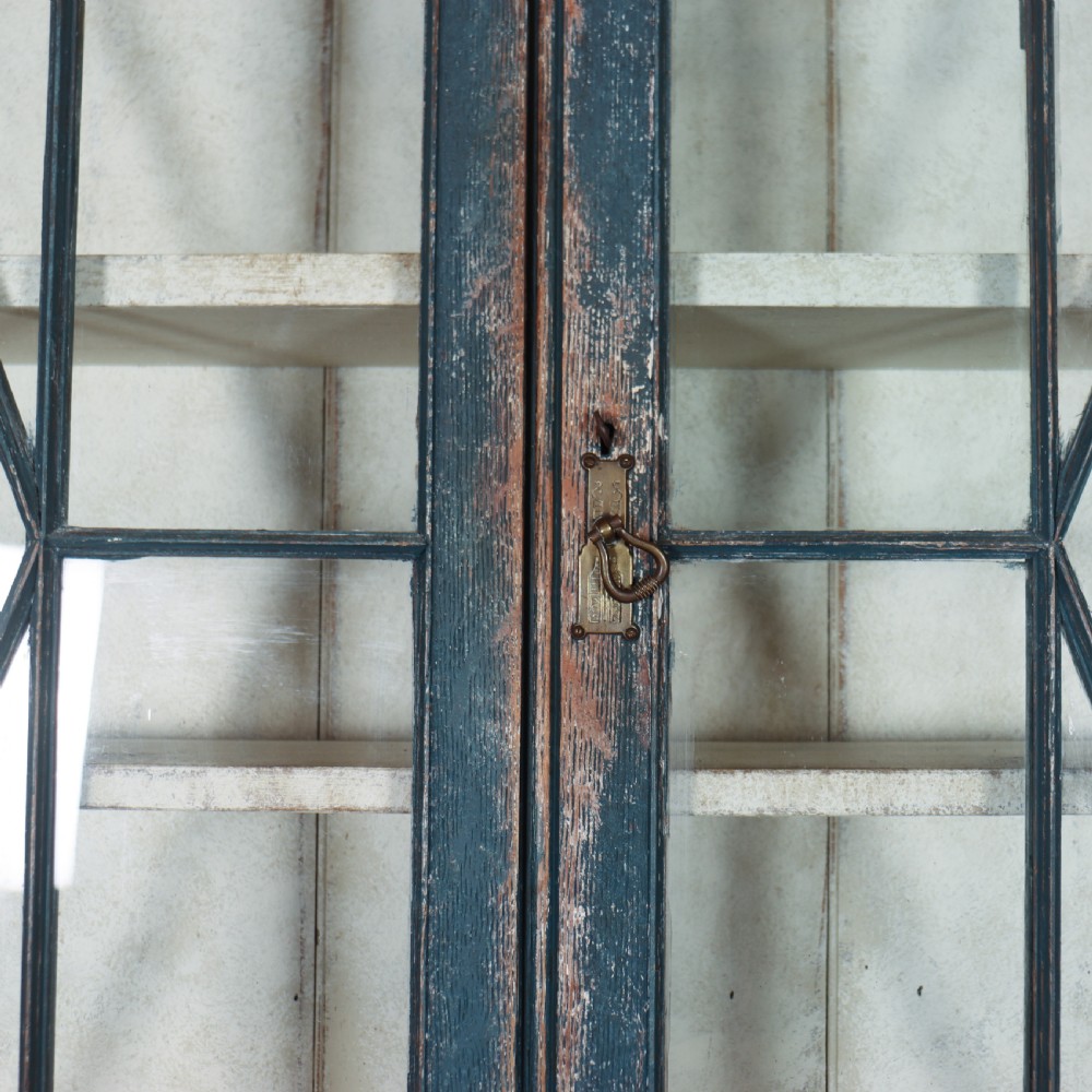 19th Century Painted Display Cabinet View V
